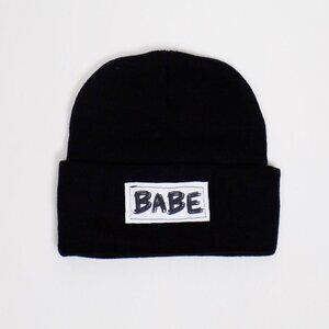 new! babe patch beanie y2k 90s streetwear